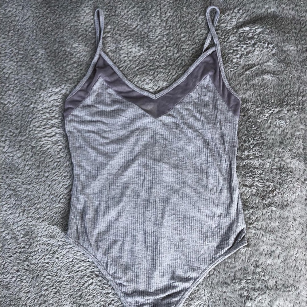 Grey bodysuit